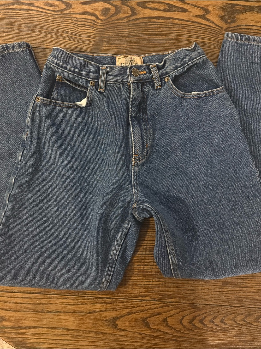 Y2K Vintage RedHead Denim Jeans High Rise Relaxed Fit